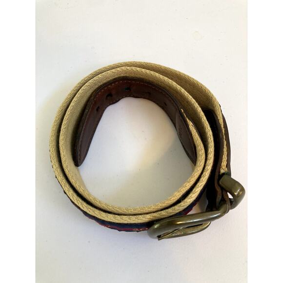 PGA PINEHURST GOLF CLUB BELT US OPEN 2005 YRI Mens Leather 34/85 Embroidered - Picture 9 of 15